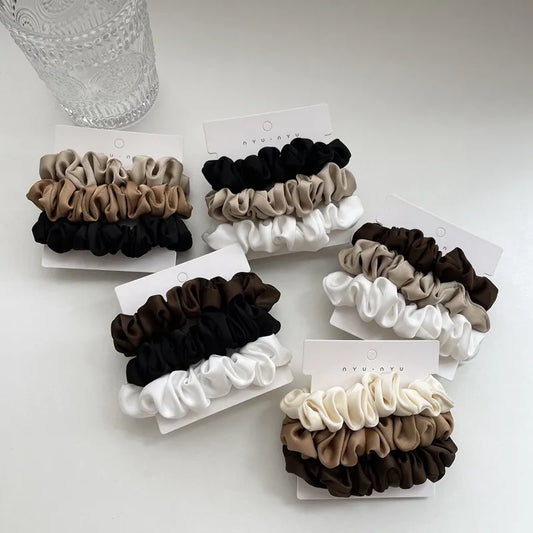 3PCS/Set Silk Satin Hairband